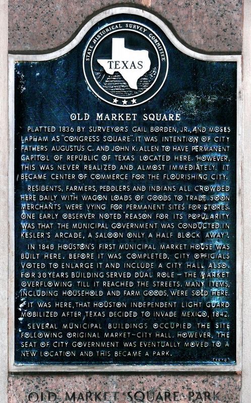 Old Market Square Marker image. Click for full size.