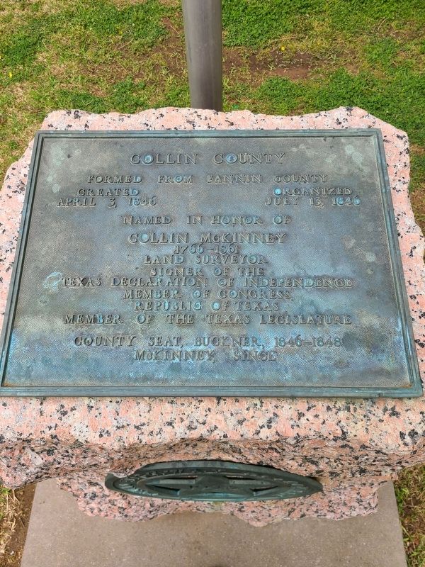 Collin County Marker image. Click for full size.