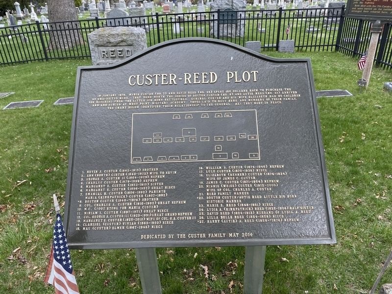 Boston Custer - Autie Reed Marker image. Click for full size.