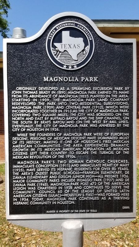 Magnolia Park Marker image. Click for full size.