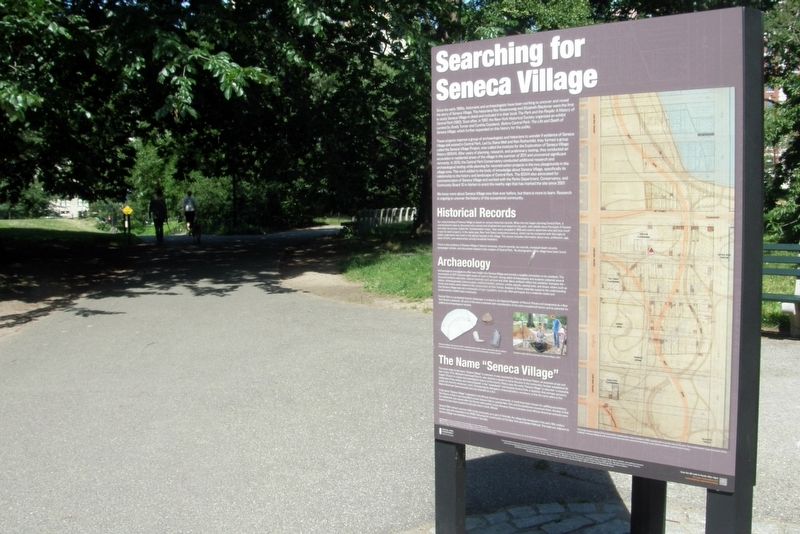 Searching for Seneca Village Marker image. Click for full size.