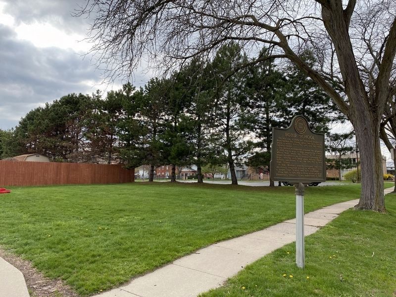 Boyd School Marker. Click for full size. Boyd School Marker image. Click for full size.
