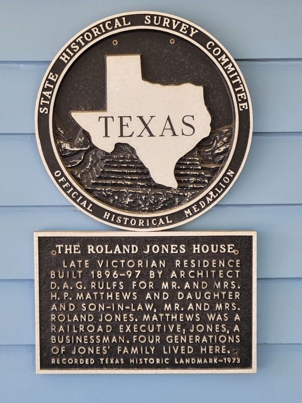 The Roland Jones House Marker image. Click for full size.