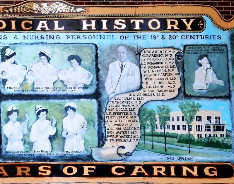 Our Medical History Marker (<i>center-right detail</i>) image. Click for full size.