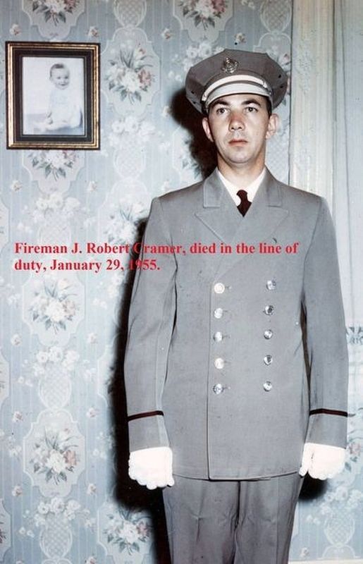 Firefighter J. Robert Cramer. Click for full size. Firefighter J. Robert Cramer image. Click for full size.