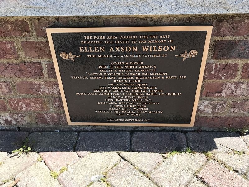 Ellen Axson Wilson - Secondary Marker image. Click for full size.