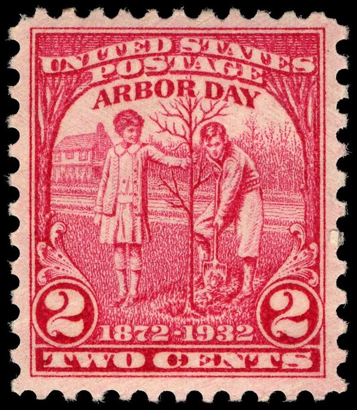 Arbor Day Stamp image. Click for full size.