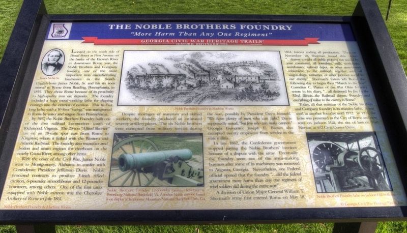 The Noble Brothers Foundry Marker in Better Condition image. Click for full size.