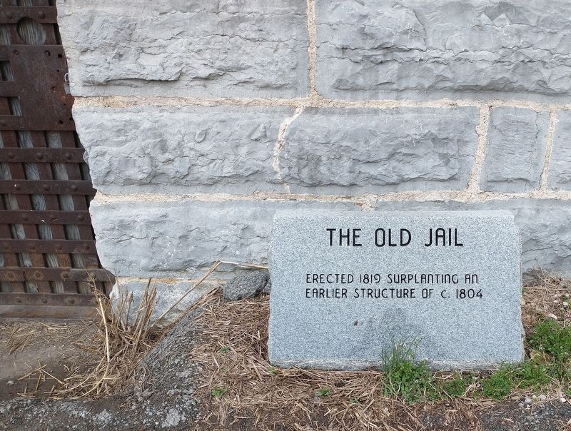 The Old Jail Marker image. Click for full size.