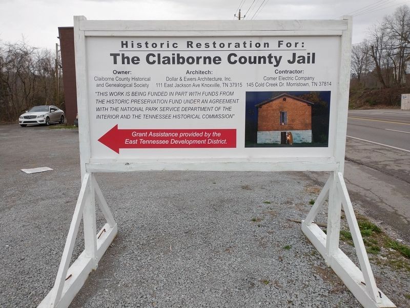 Signage for the Old Jail image. Click for full size.