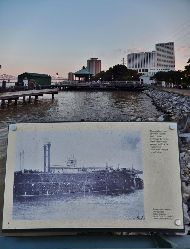 Riverboat Cotton Bales Marker. Click for full size. Riverboat Cotton Bales Marker image. Click for full size.