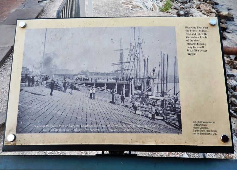 Picayune Pier Marker. Click for full size. Picayune Pier Marker image. Click for full size.