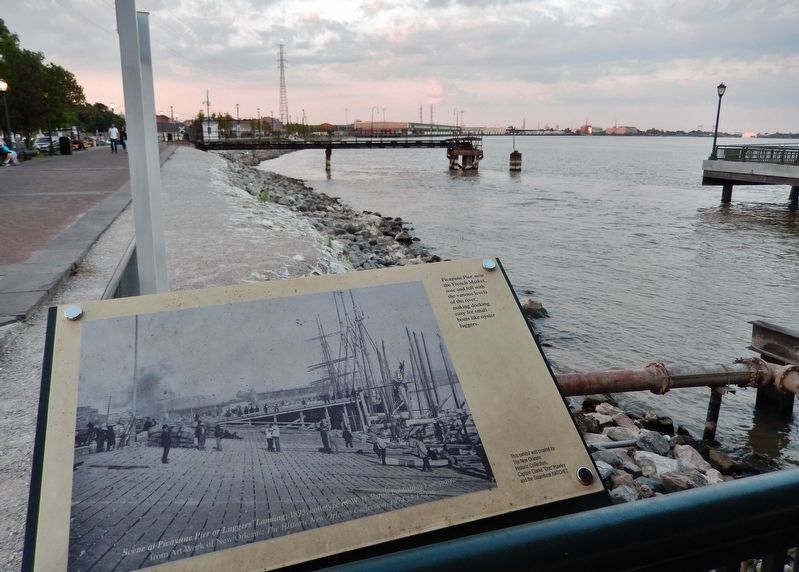 Picayune Pier Marker. Click for full size. Picayune Pier Marker image. Click for full size.