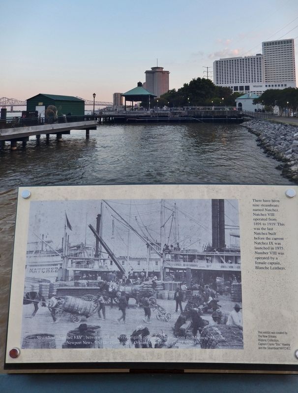 Natchez Steamboats Marker image. Click for full size.