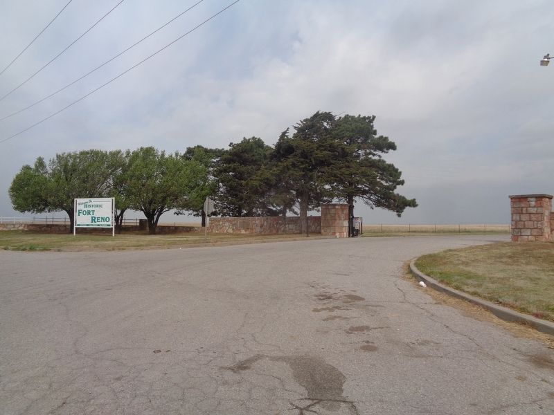 Fort Reno entrance image. Click for full size.