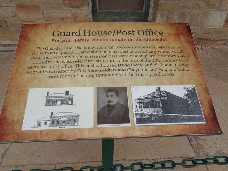 Guard House/Post Office Marker image. Click for full size.