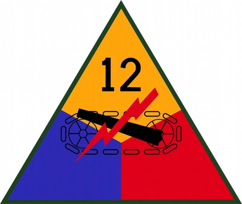 US Army 12th Armored Division Shoulder Sleeve Insignia image. Click for full size.