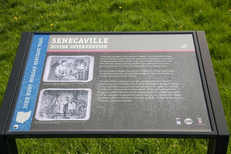 Senecaville Marker. Click for full size. Senecaville Marker image. Click for full size.