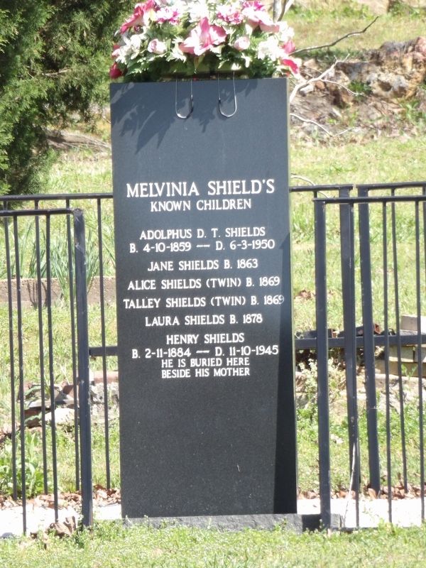 Melvinia Shields Marker image. Click for full size.