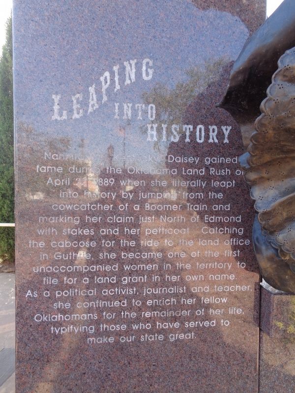 Leaping Into History Marker image. Click for full size.