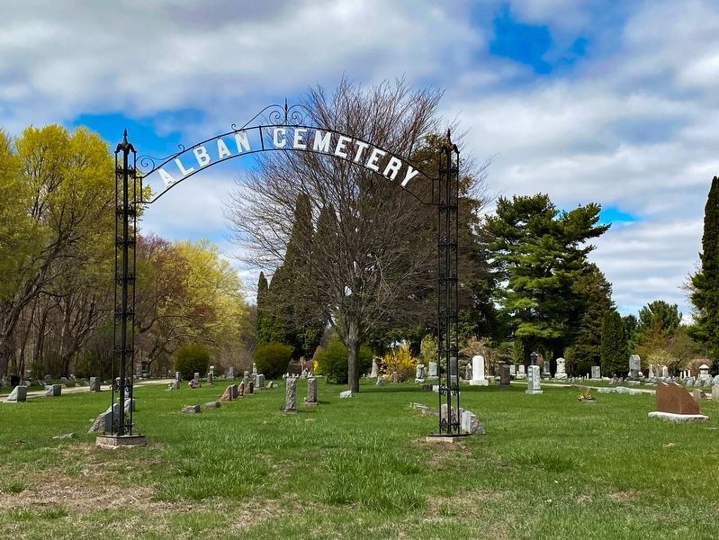 Alban Cemetery. Click for full size. Alban Cemetery image. Click for full size.