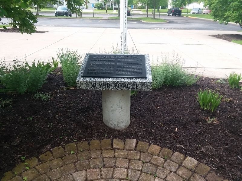 Last WWII Concentration Camp Marker. Click for full size. Last WWII Concentration Camp Marker image. Click for full size.