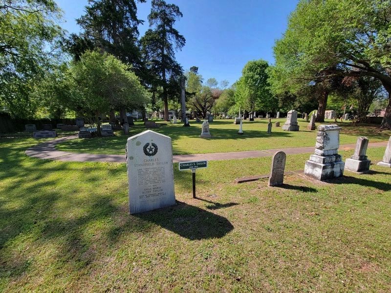 Charles Standfield Taylor Marker and Gravesite image. Click for full size.