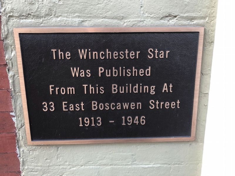 The Winchester Star Marker image. Click for full size.