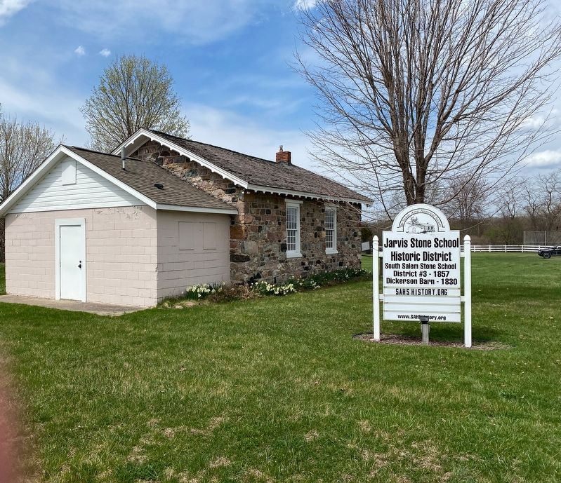 Jarvis Stone School Marker image. Click for full size.