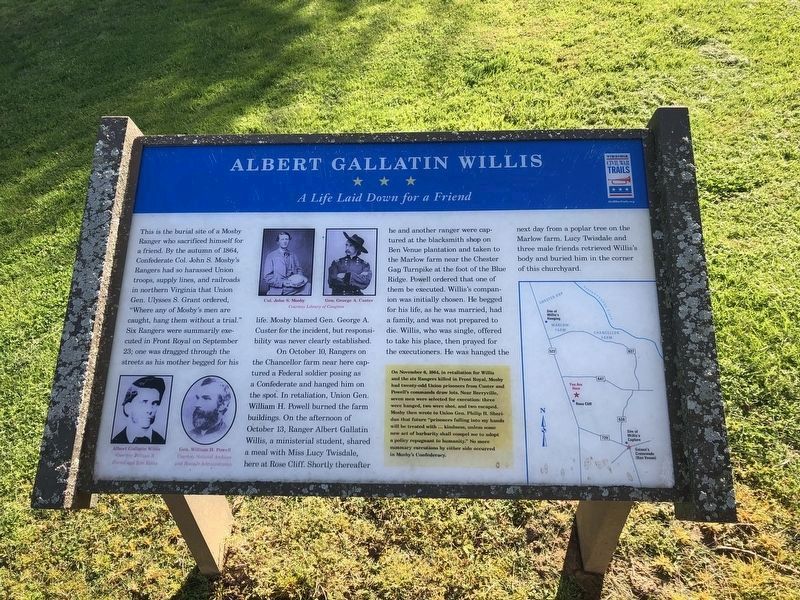 Albert Gallatin Willis Marker image. Click for full size.