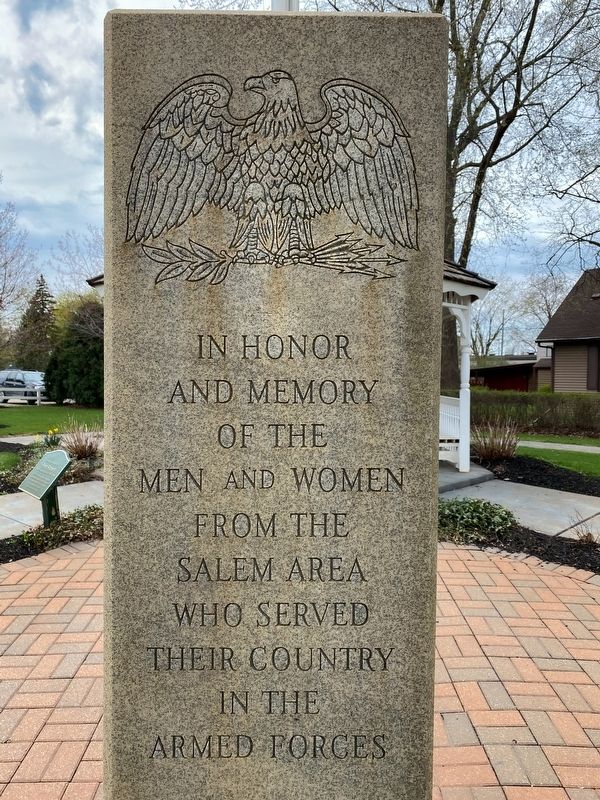 Salem Township Veterans Memorial image. Click for full size.
