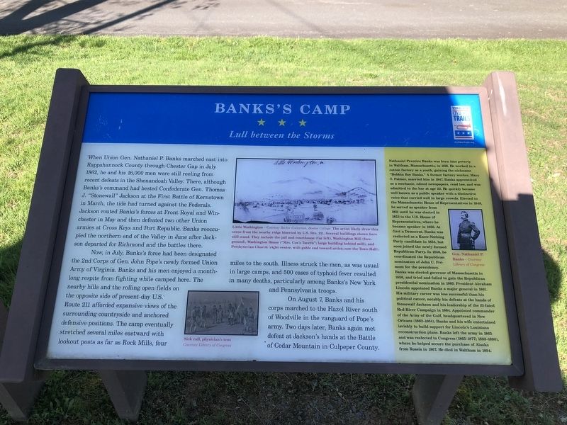 Banks's Camp Marker image. Click for full size.