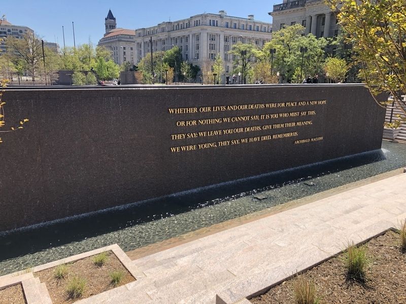 World War I Memorial image. Click for full size.
