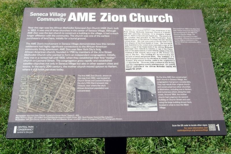 AME Zion Church marker image. Click for full size.