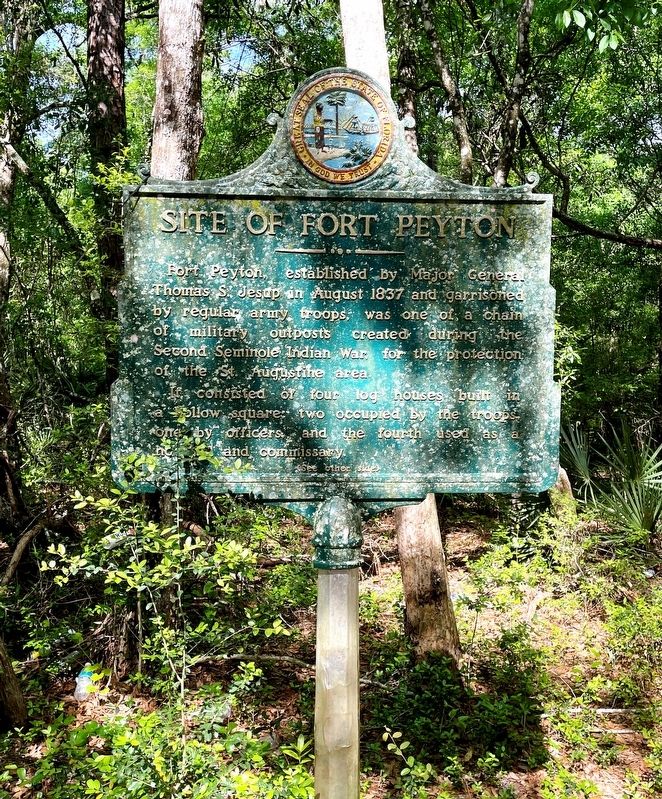 Site of Fort Peyton Marker image. Click for full size.