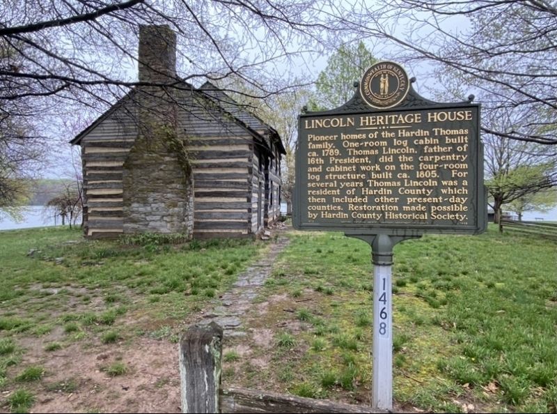Lincoln Heritage House Marker image. Click for full size.