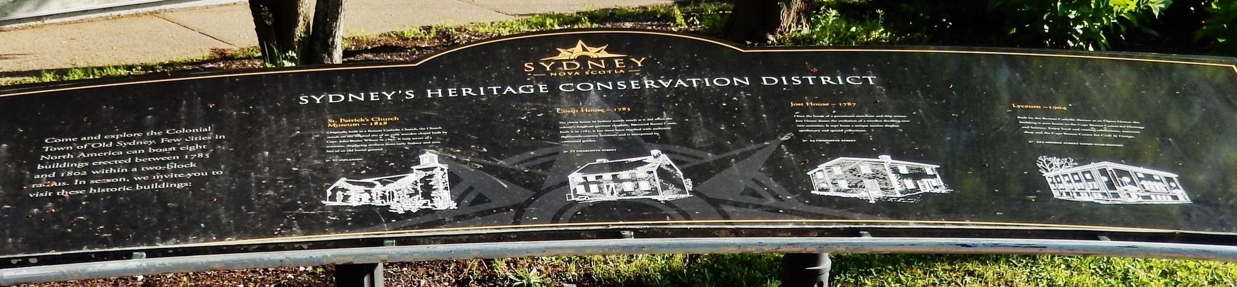 Sydney's Heritage Conservation District Marker image. Click for full size.