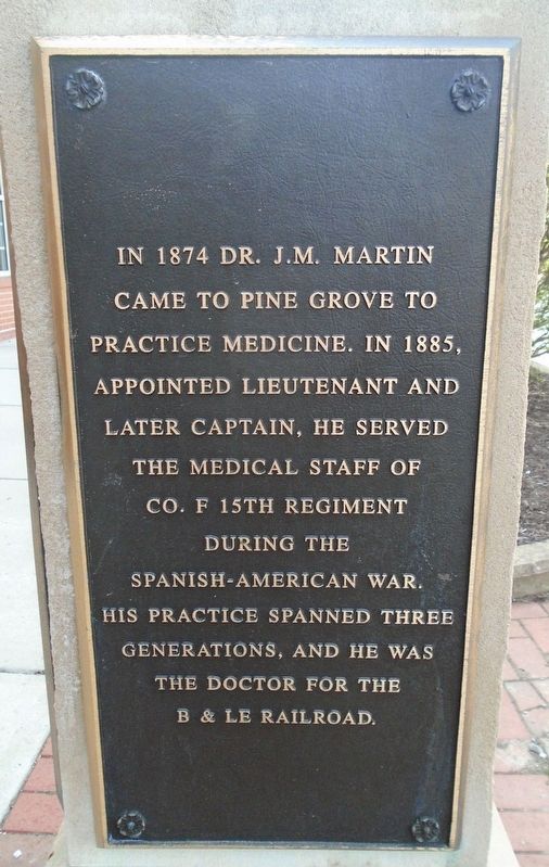 Dr. J.M. Martin Marker image. Click for full size.