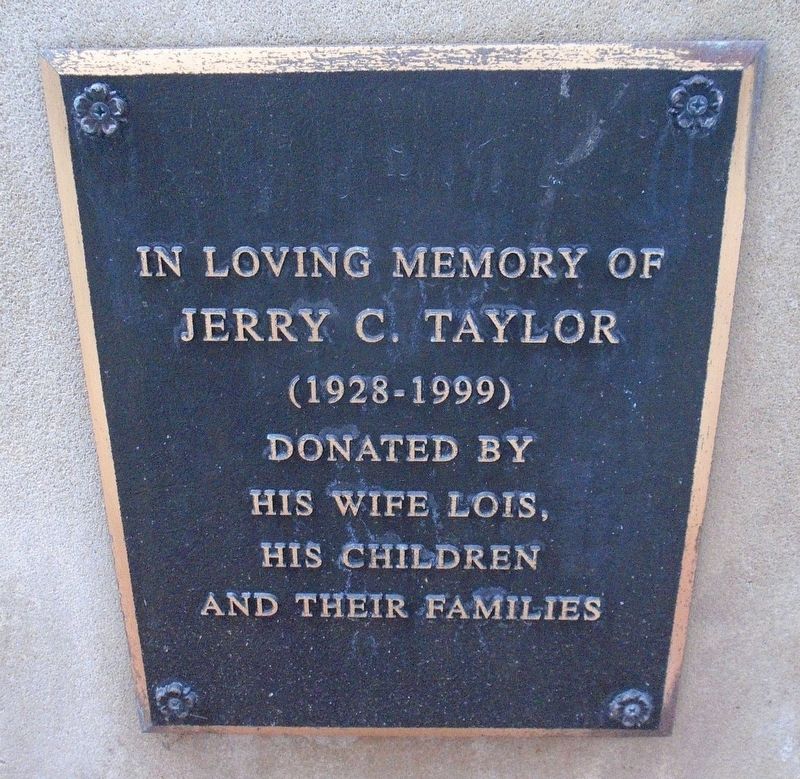 Jerry C. Taylor Marker image. Click for full size.