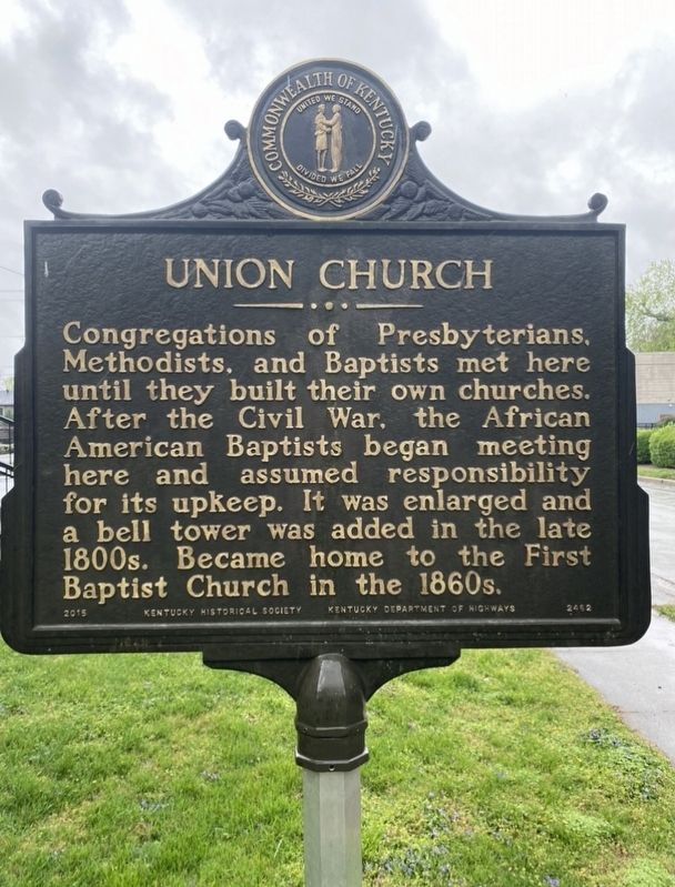Union Church Marker image. Click for full size.
