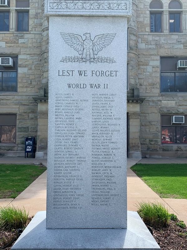 Lest We Forget Marker image. Click for full size.