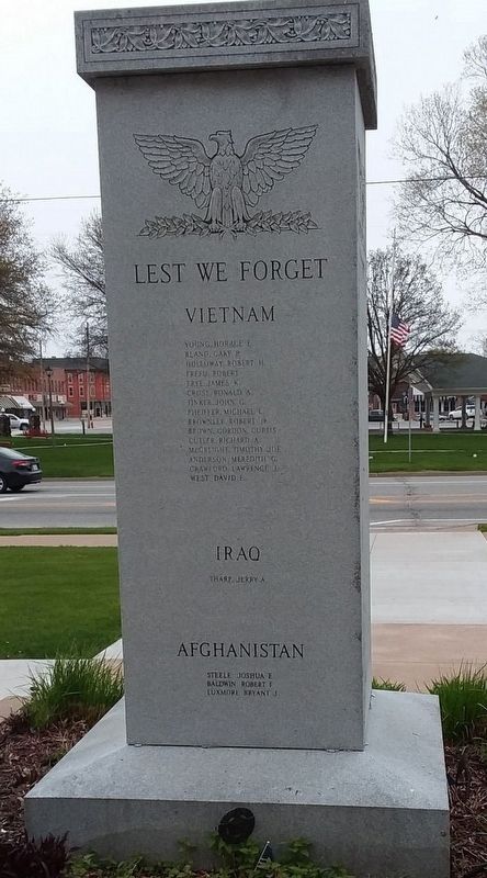 Lest We Forget Marker image. Click for full size.