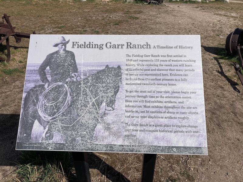 Fielding Garr Ranch Marker image. Click for full size.