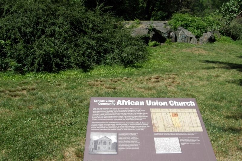 African Union Church Marker image. Click for full size.
