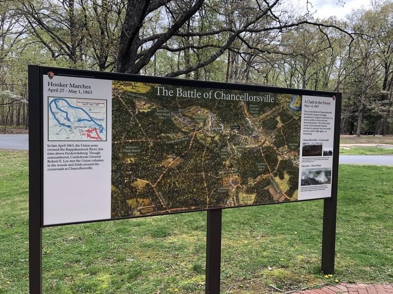 The Battle of Chancellorsville Marker image. Click for full size.