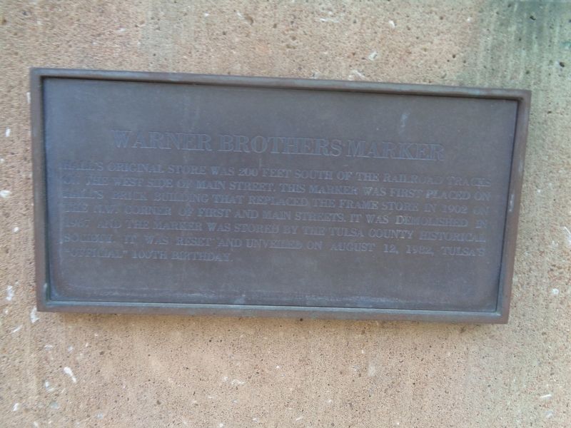 Warner Brothers Marker Marker image. Click for full size.