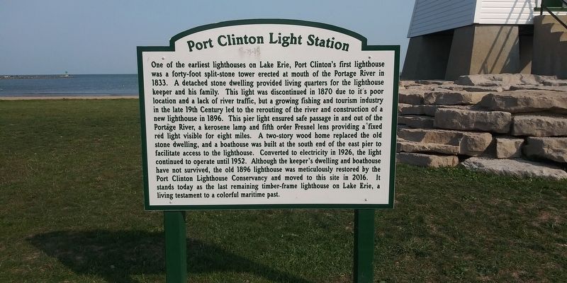 Port Clinton Light Station Marker image. Click for full size.