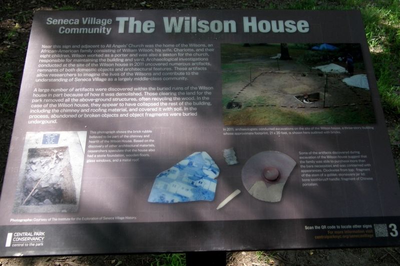The Wilson House Marker. Click for full size. The Wilson House Marker image. Click for full size.