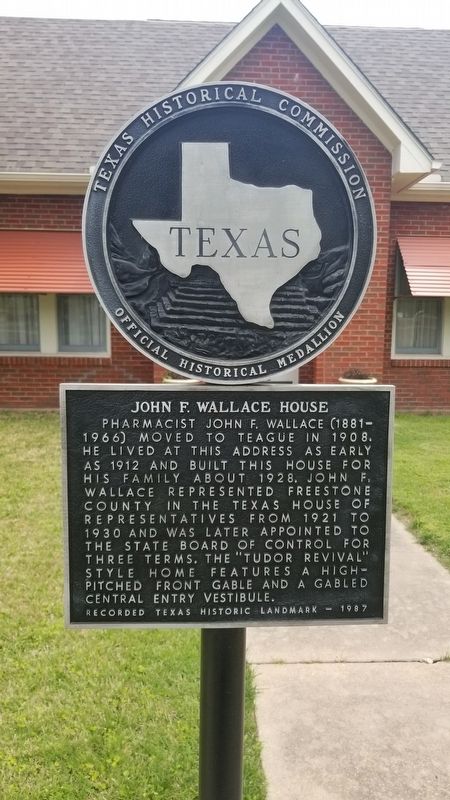 John F. Wallace House Marker image. Click for full size.