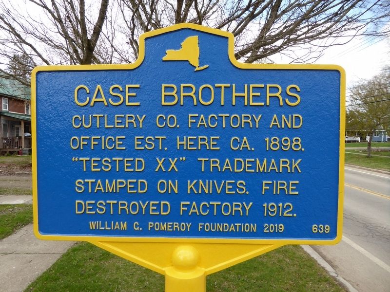 Case Brothers Cutlery Co. Marker image. Click for full size.